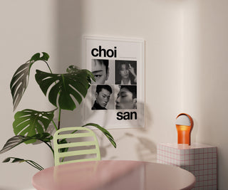 Ateez Minimalistic B&W Art Prints
