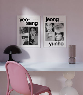 Ateez Minimalistic B&W Art Prints