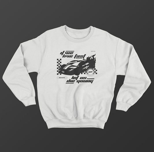 Run BTS 'If We Live Fast Let Us Die Young' Sweatshirt