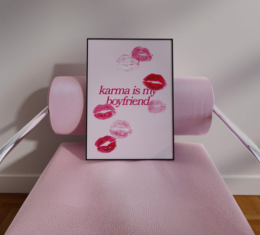 Taylor TS Karma Art Print