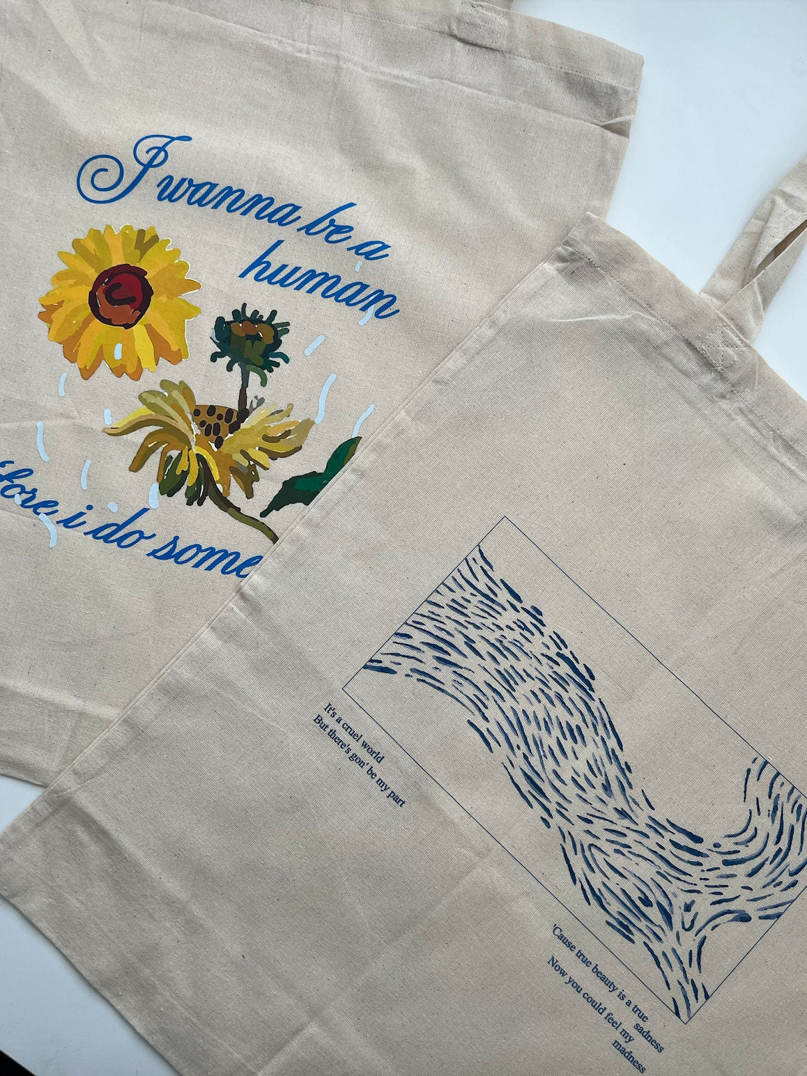 RM 'Yun' Lyrics Tote Bag