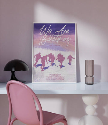 Bangtan We Are Bulletproof Art Print without a frame
