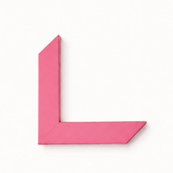 Pink frame corner