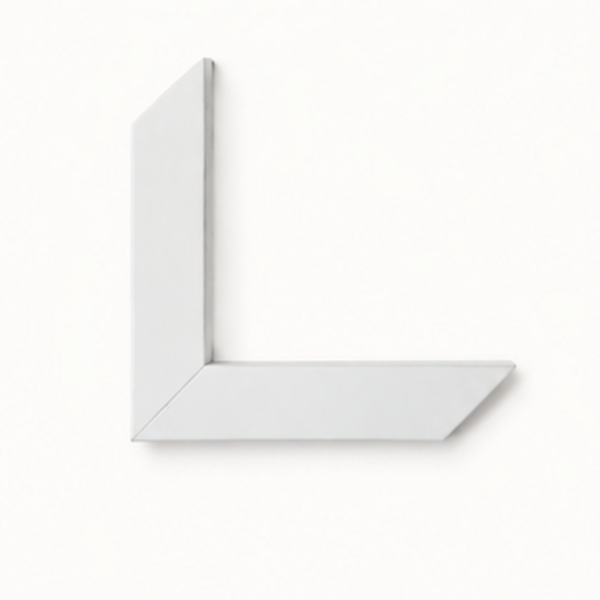 White frame corner
